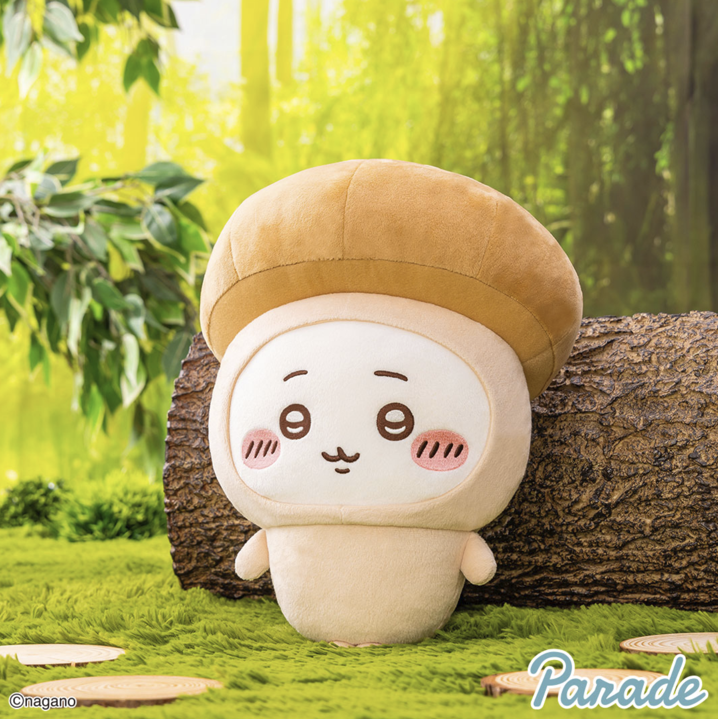 210+2025 Prizes 新品 Chiikawa Mushroom BIG In-stock] Chiikawa Super BIG Momonga Plush 45cm — CHIIKAWA MERCH